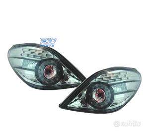 FANALI PEUGEOT 207 CC 06-12 LED FONDO CROMATO