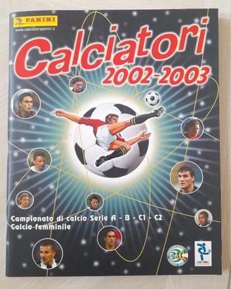 Album figurine 2002 2003 Calciatori Panini complet