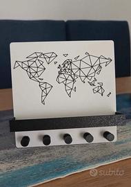 Portachiavi da muro con mensolina