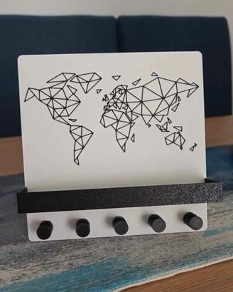 Portachiavi da muro con mensolina