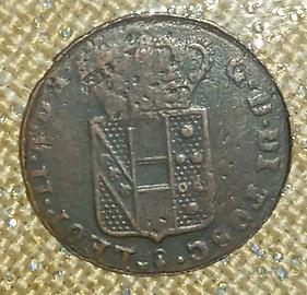 Toscana, Leopoldo II quattrino 1854