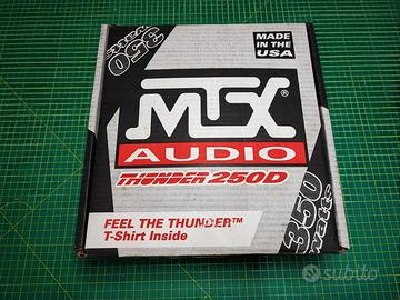 Amplificatore auto Mono MTX Thunder 250d per sub