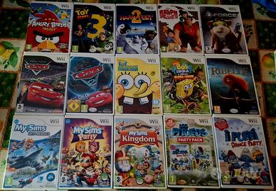 Giochi Wii - Disney,Puffi,Cars,Spongebob,My sims