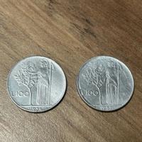Monete 100 lire