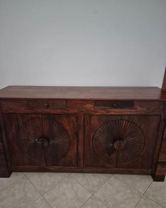 Baule/Comò legno massello