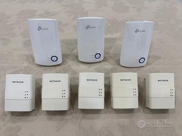 Lotto Netgear Powerline 500 e TPLink wifi extender