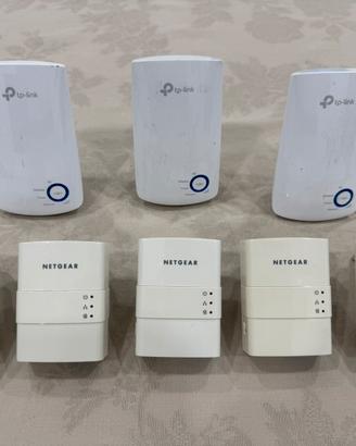 Lotto Netgear Powerline 500 e TPLink wifi extender