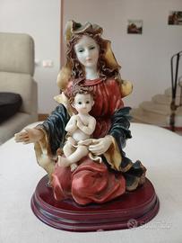 Stauetta sacra Madonna con bambino Gesù res 