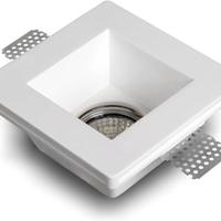 Eurekaled Portafaretto Incasso Gesso GU10 MR16