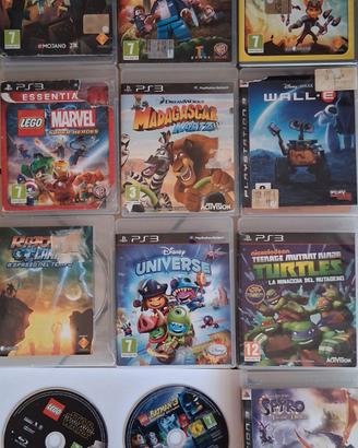 Blocco 11 Giochi PS3 (LEGO Marvel, Minecraft, ecc.