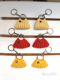 Borsine portachiavi amigurumi uncinetto