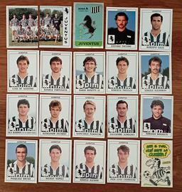 set completo 20 figurine Panini Juventus 1989/90
