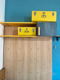 Cameretta per bambini a tema denim