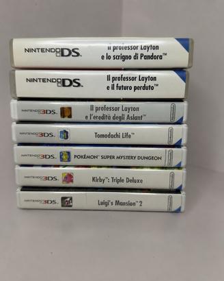 Lotto Giochi Nintendo DS 3DS Completi Layton