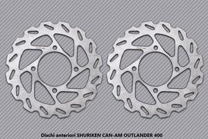 Dischi anteriori SHURIKEN CAN-AM OUTLANDER 400