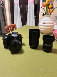 kit completo Panasonic GH7 più obiettivi 