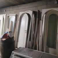 Porte Bertolotto in legno laccate bianche + vetro