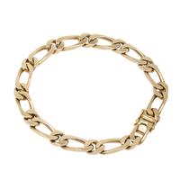 Bracciale in oro rossa maglia groumette