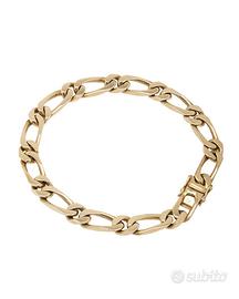 Bracciale in oro rossa maglia groumette