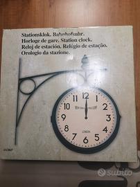 Orologio da stazione vintage 