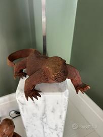 Coccodrillo in legno