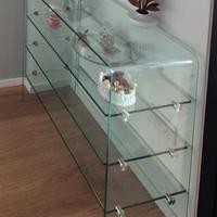 Tomasucci TFT LIVING Consolle Vetro Con Cassetto