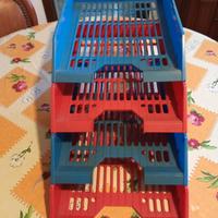 4 organizer scorrevoli x giochi cancelleria altro