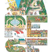 Poster  Varese fPoster citta’ di Varese cm. 60x80