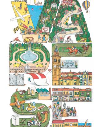 Poster  Varese fPoster citta’ di Varese cm. 50x80