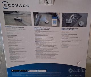 Aspira e lavapavimenti ECOVACS DEEBOT OZMO T8 PURE