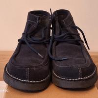 Scarpe Benetton uomo in camoscio blu – come nuove