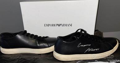 SNEAKERS VERA PELLE EMPORIO ARMANI N.40 ORIGINALI