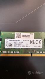 Kit RAM DDR4 Kingston 16GB (2x8GB) 3200MHz SODIMM