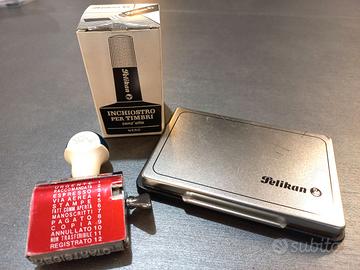 Tampone timbri PELIKAN + inchiostro + timbro