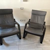 Coppia Poltrone dondolo
