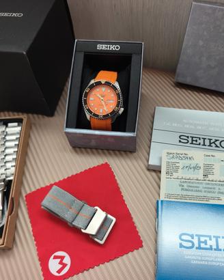 Seiko 5 Sports Arancio 🍊 - Fullset + 2 cinturini 