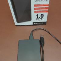 Hard disk portatile Toshiba Stor.E Basics 1 TB.