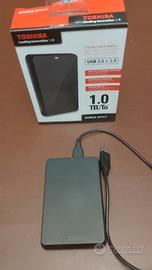 Hard disk portatile Toshiba Stor.E Basics 1 TB.