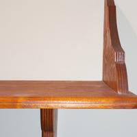 Mensola legno colore noce scuro 