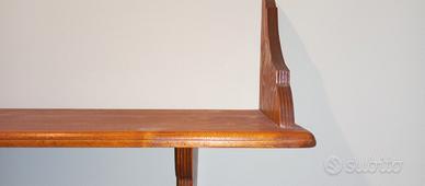 Mensola legno colore noce scuro 