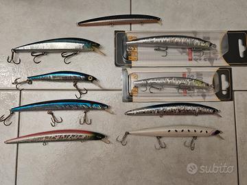 Esche artificiali spinning jerk nuovi e usati