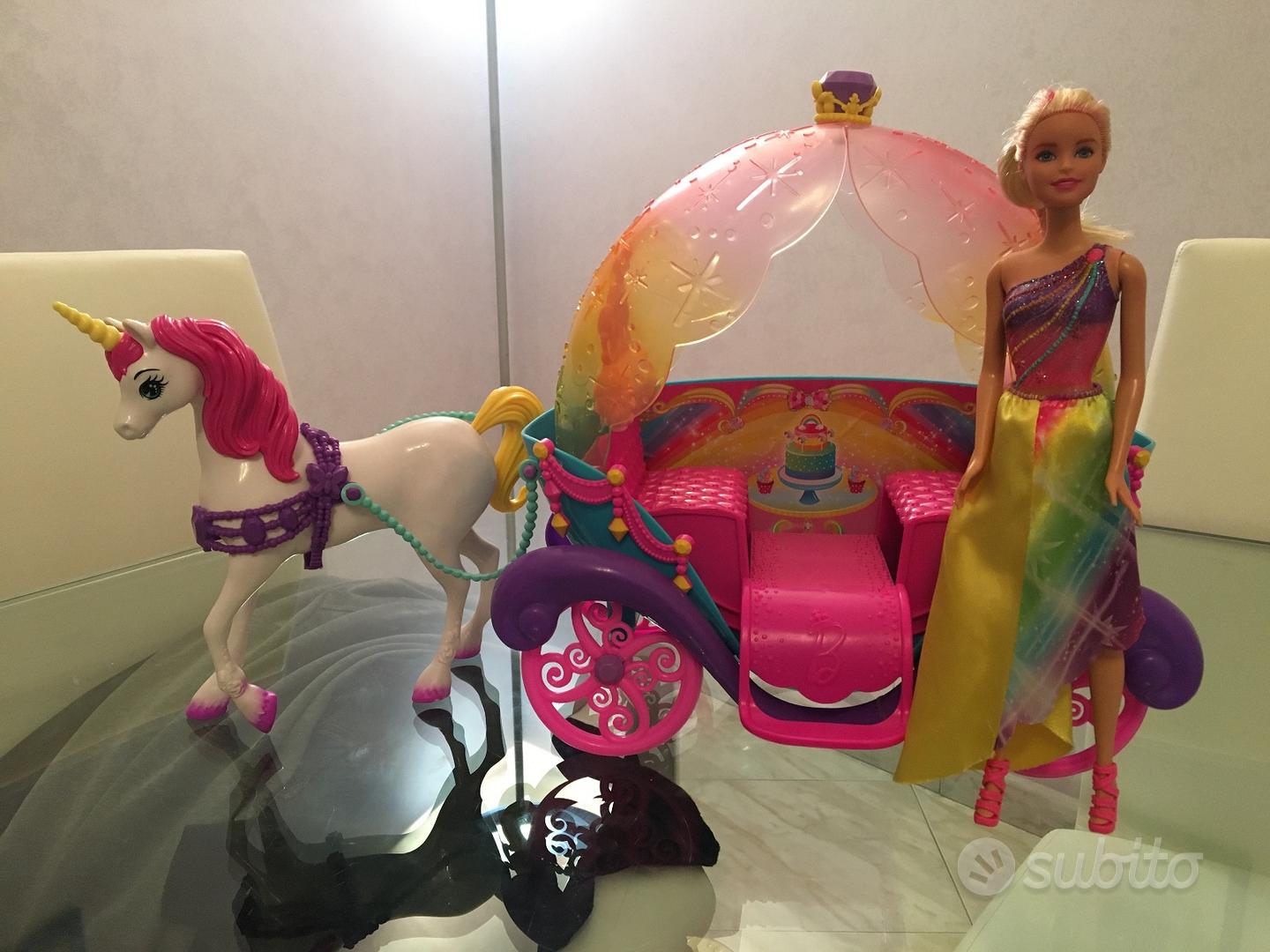 Cavallo Barbie Dreamtopia Carrozza Barbie Con Carroza Discount