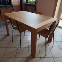 tavolo rovere massello fatto su commissione 