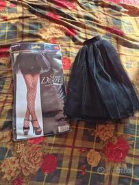 Minigonna di tulle nera 