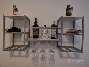 CANTINETTA DA PARETE ARTIGIANALE E PERSONALIZZATA