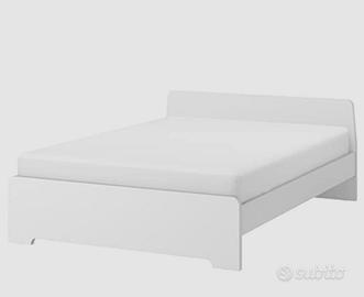 Letto Ikea 140x200 1 piazza e 1/2, rete e cassetti