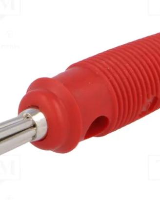 Connettore banana Rosso 4mm (Professionale)