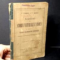 Libro di Storia naturale e fisica vintage