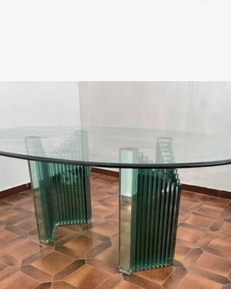 Tavolo in cristallo di design