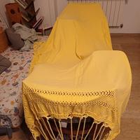 amaca gialla vintage in cotone